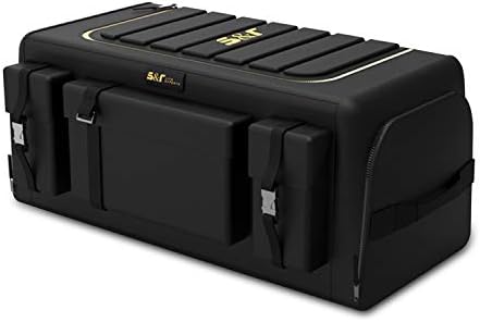 Ergocar Car Trunk Organizer Car Boot Storage Organiser Multi Pocket Car Boot Tidy Storage 3 Times Size Folded Portable Waterproof 1680D Oxford for Car/SUV/Truck/Auto