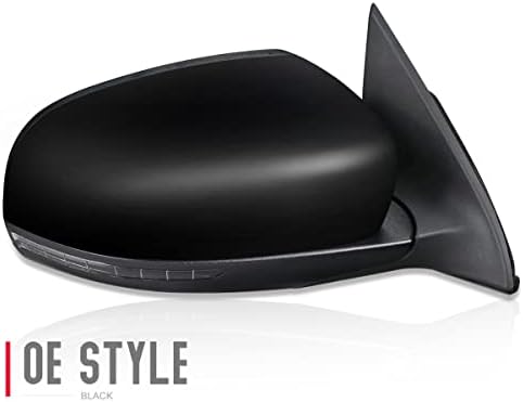Auto Dynasty CH1321431 OE Style Right Side Mirror - Power Folding | Power Adjust| Memory | Blind Spot Detection | Puddle Light - Compatible with Jeep Cherokee 14-20, Paint to Match