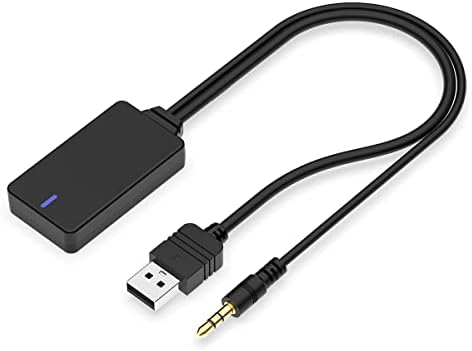 Wireless Bluetooth Music Receiver Adapter in-Car AUX USB Cable for BMW E90 E91 E92 E93, Bluetooth Adapter Streaming Cable Media Inerface for BMW i-pod Integration