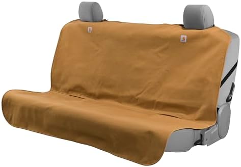Carhartt Quick Fit Nylon Duck Bench Seat Cover Carhartt Brown