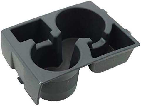 TRQ Front Center Console Mounted Dual Cup Holder
