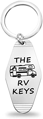 FOTAP RV Keychain RV Trailer Vacation Gift RV Camper Gift Motorhome Keychain Adventure Gift Gift For Camper Lover