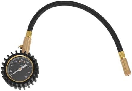 1 Pcs Universal Tire Pressure Gauge 0-160PSI 2.56" Digital Pressure Gauge with Gear Sleeve Tyre Air PSI Meter for Motorcycle SUV Truck