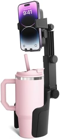 2026 New Cup Holder Phone Holder,Extendable Cup Holders Phone Mount with 360° Rotation Adjustment,Universal Cell Phones Holders Car CupHolder Fit for 4.7-7 inches Phones