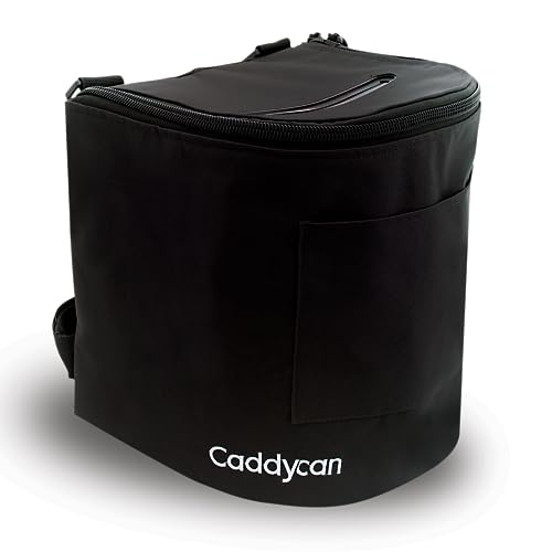 Auto - Car Trash Can with Lid | Compact, Durable Multipurpose Trash Bin and Organizer for Commuting, Adventures | Utility Pockets and 100% Leak-Proof