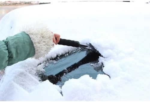 Heavy Duty Snow Ice Scraper for Car Windows, ABS Plastic