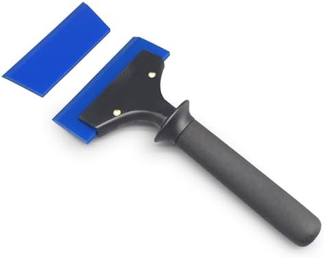 Car Window Squeegee Small Squeegee Ice Scraper for Window Cleaning,Long Handle Squeegee with PU Blade for Car Windshield,Glass,Shower Glass Doors