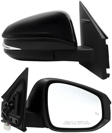 Right Side Mirror Assembly Compatible with RAV-Four 2015-2018