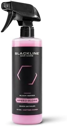 Blackline Car Care - Speed Gloss Quick Detailer Spray & Car Shine - Versatile, Fast Cleaning for a Streak-Free, Quick Detail and Glossy Finish on All Vehicle Surfaces (16 Fl Oz)