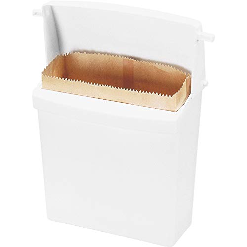 Rubbermaid Commercial Products Wall-Mounted Sanitary Napkin Receptacle Rigid Liner Easy to Clean Durable Space Saving for Restrooms in Restaurants/Hotels/Schools/Airports/Offices