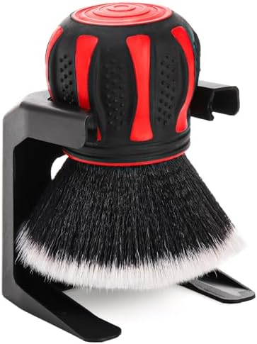 Yesland Car Detailing Brush, Ultra Soft Auto Interior Dusting Brush, Handle XL Synthetic Brush with Storage Rack, for Dashboard Air Conditioner Vents Leather, Vehicles Scratch Free