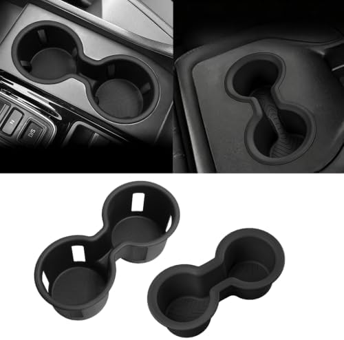 Center Console Cup Holder Inserts for Honda Pilot 2023-2026 Interior Accessories Front & Rear Car Drink Holder Organizer Protector(2PCS)