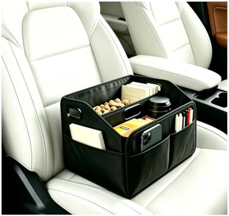Car Storage Organizer, Car Caddy Basket for Front Seat Floor & Rear Seat