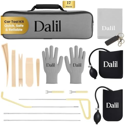 Car Lockout Kit - car Repair Tool kit Long Reach with car Door air Wedge