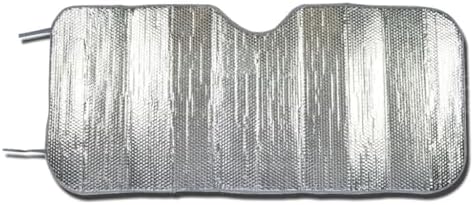 BDK Car Windshield Sun Shade - Standard Size Windshield Sun Shade Accordion Folding Style for Front Windshield - Heatshield Sunshade for Truck, SUV, & Van Car Window Shades Front Windshield - 57 x 24