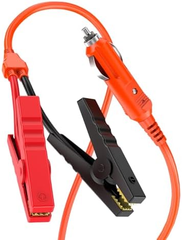 6.6Ft 12V Automobile Battery Charging Cable Compatible with Jackery Portable Power Station Explorer Cigarette Lighter Charger DC Adapter Cord