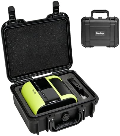 Carrying Case for XbotGo Falcon | Waterproof, Shockproof & Dustproof, Secure Lock & Ventilation System, Durable PP Plastic with EVA, Storage & Travel