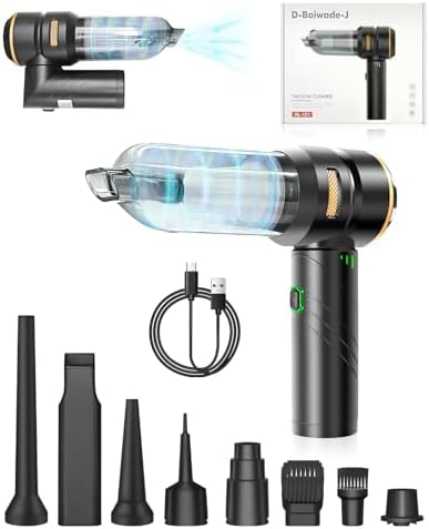 Foldable Cordless Handheld Car Vacuum Cleaner,Mini Vac Duster