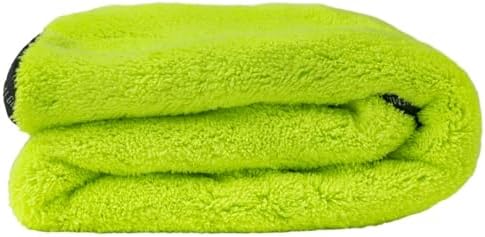 Chemical Guys MIC530 Speed Woolly Mammoth Ultimate Super Plush Car Drying Towel, for Cars, Trucks, SUVs, Pets, Messes & More, Neon Green (25" X 30")