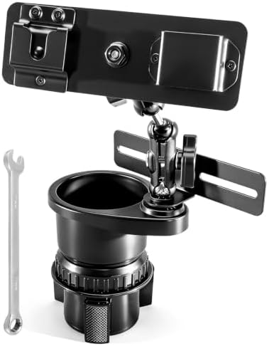 Cup Holder Expander Mount for Satellite Radio CB Mic and Walkie Talkie