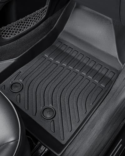 Weather Liner® for Jeep Compass Floor Mats 2026 2025 2024 2023 2022 2021 2020 2019 2018 2017, All Weather TPE Car Floor Mats Custom Fit for Front Rear Trunk Liner Set 4 PCS Accessories for Compass