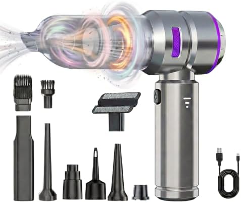 Car Vacuum Portable Cordless, Mini Handheld Vacuum and Blower