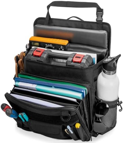 PGmoon Car Front Seat Organizer with Expandable Accordion Compartments