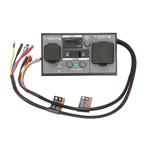 GENMAX 50-Amp RV Ready Parallel and Series Kit for Linking Two 120v GENMAX Inverter Generators to get 240v Output Ideal for Camping Outdoor & Home Backup