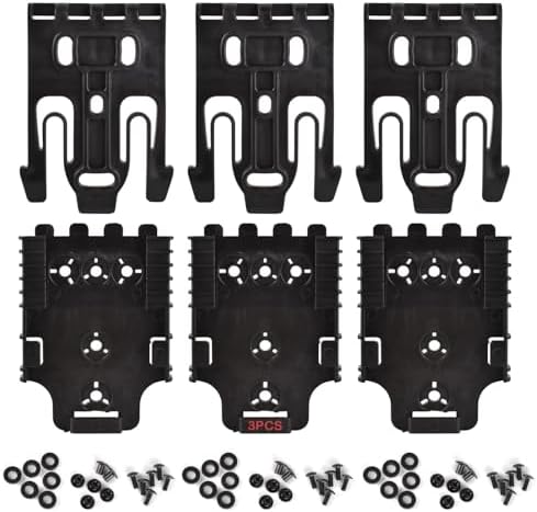 QLS Kit Quick Locking Belt Accessories Holsters Locking System Accessories Quick Connect Drop Leg Holster and Belt Accessories Platform Attachment Mid-Ride Universal Belt Loop