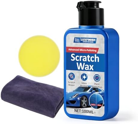 Car Scratch Remover for Vehicles - Scratch Removal Wax & Paint Repair Paste, Easily Removes Surface Scratches, Scuffs & Swirl Marks, Safe for All Cars, SUVs, Motorcycles & RVs, 100ml / 3.4oz