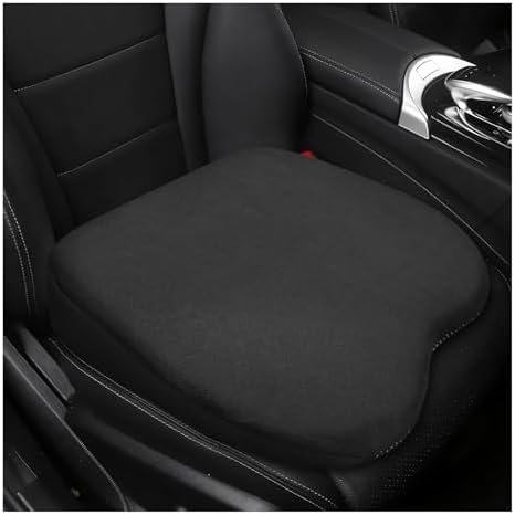 2 in 1 Wedge Car Cushion for Driving, 3 Inch Soft Memory Foam Driver Seat Pad for Lumbar Support, Breathable Low Back Support Pillow Enhances Driving Comfort, Car Accessories (Black)