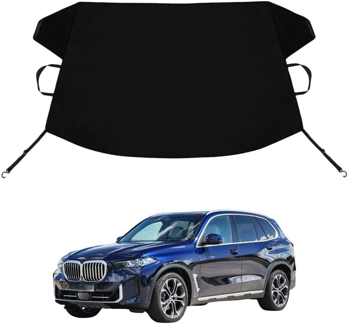 X1 X3 X4 X5 X6 X7 Custom Windshield Cover for Ice and Snow for B-M-W X1 X3 X4 X5 X6 X7 Windshield Snow Cover 600D Shade Blocks Winter Frost Hail Protector Car Accessories