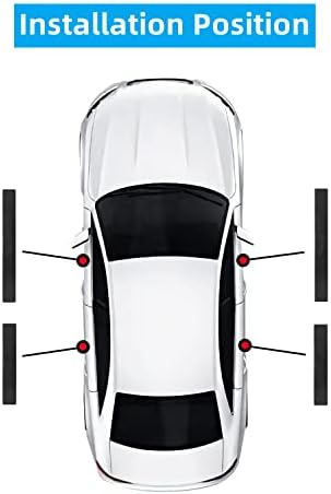 4Pcs Car Door Sill Protector for Mazda CX5 Accessories Fit for CX5 2015-2023, Carbon Fiber Leather Door Sill Sticker, Decoration Door Sill Scuff Plate Sticker for Auto Truck SUV,(CX5)
