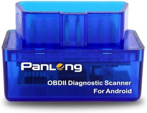 Panlong OBD2 Scanner Bluetooth OBDII Diagnostic Tool Car Code Reader Turn Off Check Engine Light Support Android