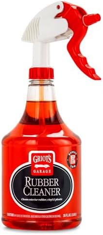 Griot's Garage Rubber Cleaner for Car Cleaning and Detailing, Works on Tires, Trims, and Moldings 11136, 35oz