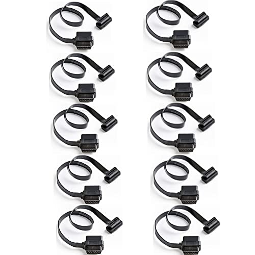 bbfly-A9 OBD2 16Pin Splitter Extension Cable Adapter (2FT/60CM)(10 Pack)