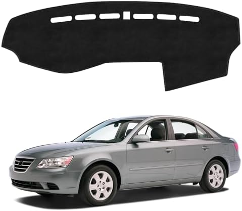 Car Dashboard Cover Mat Compatible with Hyundai Sonata 2009 2010 SE Limited