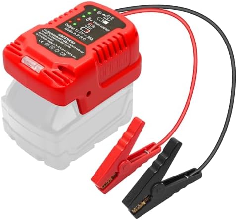 12V Jump Starter Adapter Compatible with Milwaukee 18V Batteries