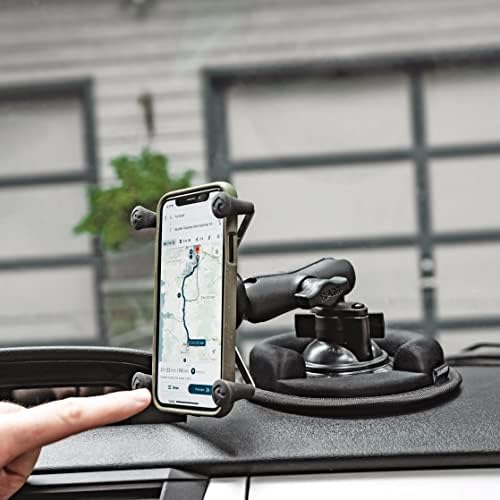 RAM MOUNTS X-Grip Windshield Phone Mount with Twist-Lock Suction Cup Base