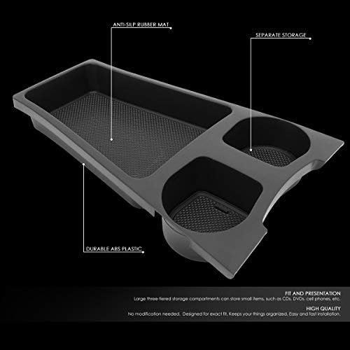 DNA MOTORING Center Console Cup Holder Compatible with 10-15 Prius, Organizer Storage Box Replacement, ZTL-Y-0069