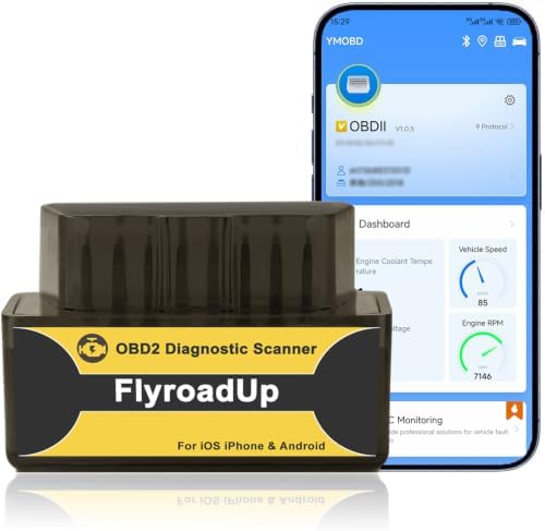 Car OBD2 Scanner Bluetooth for iOS Android OBDII Code Reader