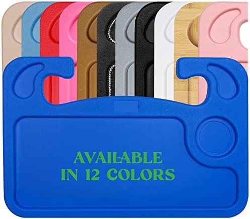 lebogner Steering Wheel Tray, Car Food Trays for Eating, Laptop, Tablet, iPad Or Notebook, Hook On Auto Steering Wheel Desk Table, Fits Most Vehicles Steering Wheels, Travel Car Accessories, Dark Blue