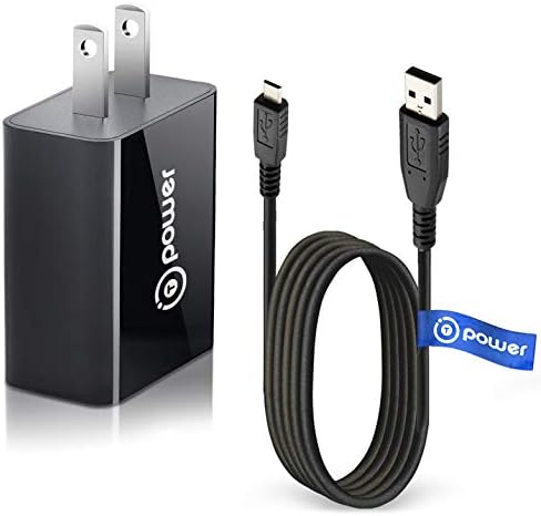 T POWER Charger Cable for NOCO Boost X GBX45 GBX55 GBX75 GBX155 Genius Boost Plus Sport GB20 GB30 GB40 GB50 GB70 1000A Battery Jump Starter Auto Cord Power Supply Micro_USB + Home Charger