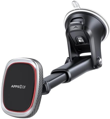 APPS2Car Magnetic Phone Holder for Car, Dashboard Windshield Phone Mount
