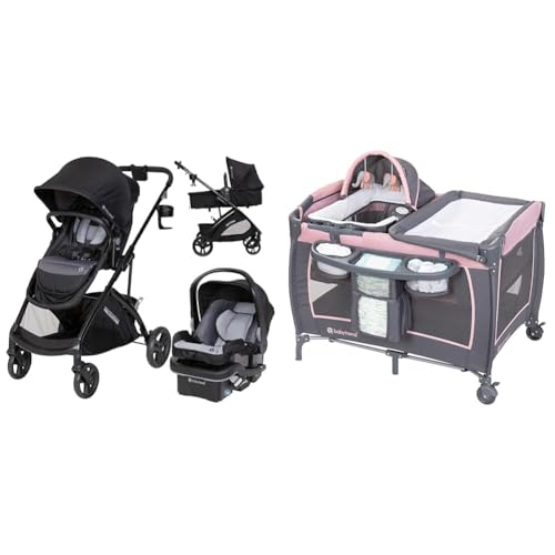 Baby Trend Passport Switch Modular Travel System, Bassinet & Lil Snooze Deluxe III Nursery Center
