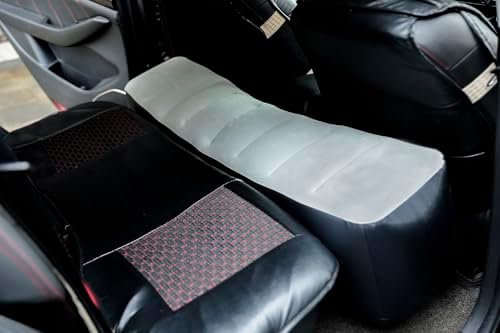 Onirii Inflatable Car Air Travel Mattress Back Seat Gap Pad with Air Pump | 51.2"×10.6"×14.6"Portable Cushion Camping Sleeping Gap Pad Air Couch for Small Compact Car SUV