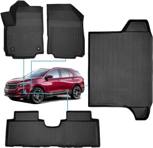 Floor Mats & Cargo Liner for Chevy Equinox & for GMC Terrain 2018-2024