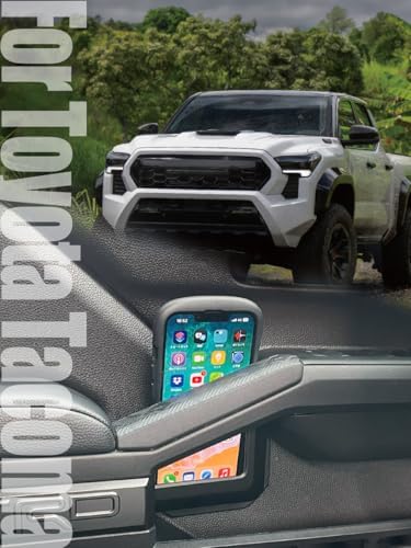 AZUTO Door Side Storage Organizer for TACOMA & 4RUNNER, Black Interior Accessories Compatible with Toyota Tacoma(N400, 2024+ model year), 4Runner (N500, 2025+ model year Models