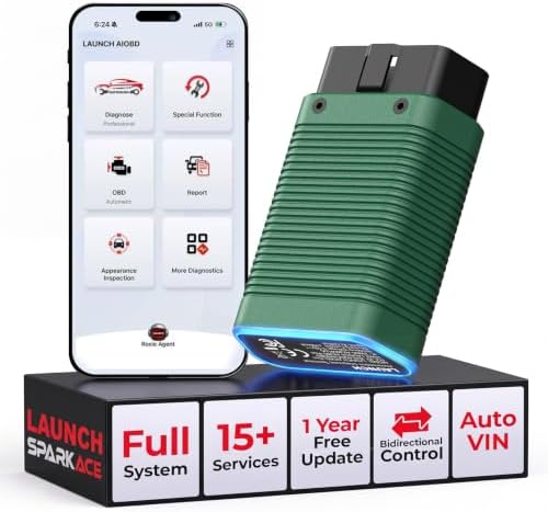 LAUNCH AIOBD Elite OBD2 Scanner Bluetooth,Bidirectional Scan Tool