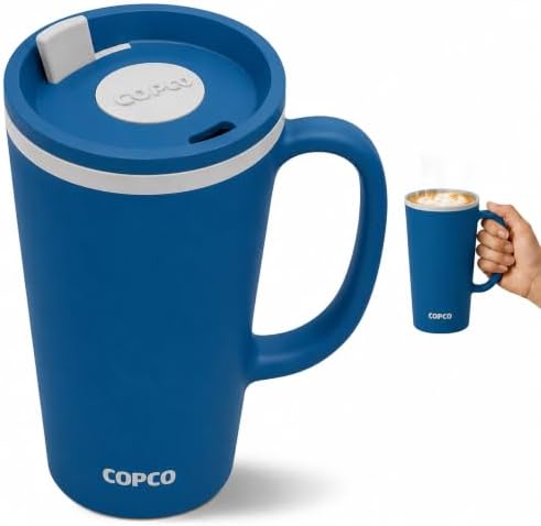 Copco Cone Cone Desk Mug - Blue 16 Oz